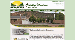 Desktop Screenshot of countrymeadowsmobilehomepark.com